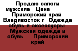 Продаю сапоги мужские › Цена ­ 5 000 - Приморский край, Владивосток г. Одежда, обувь и аксессуары » Мужская одежда и обувь   . Приморский край